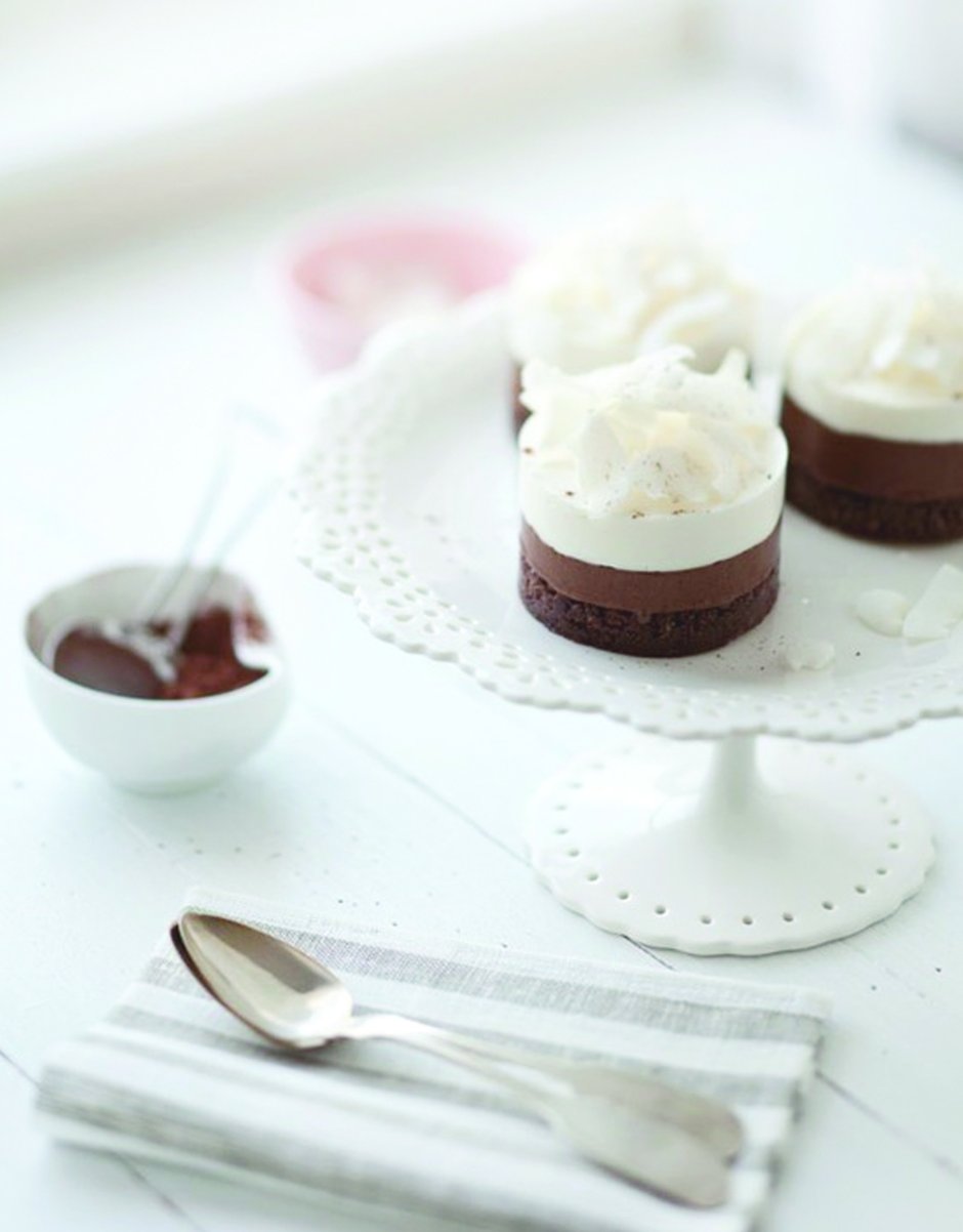 Эстетика десерт белый шоколад