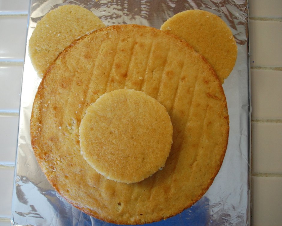 Форма торта из круглых коржей