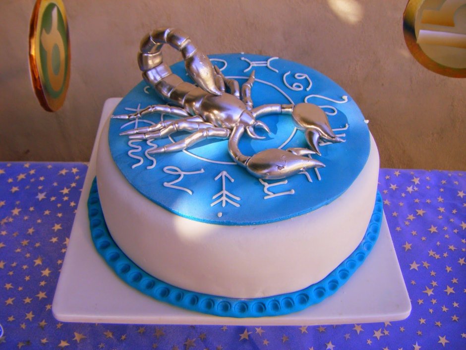 Торт знак зодиака Скорпион