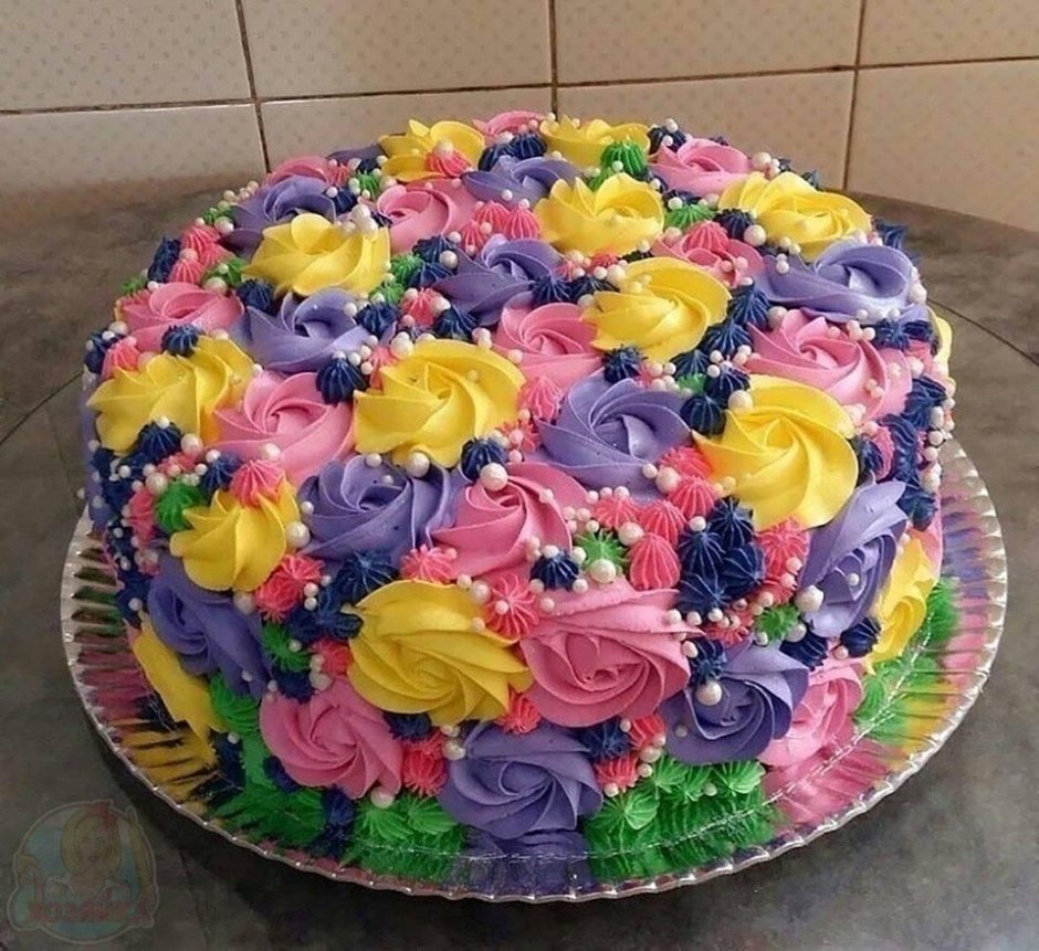 Торт Цветочная Поляна