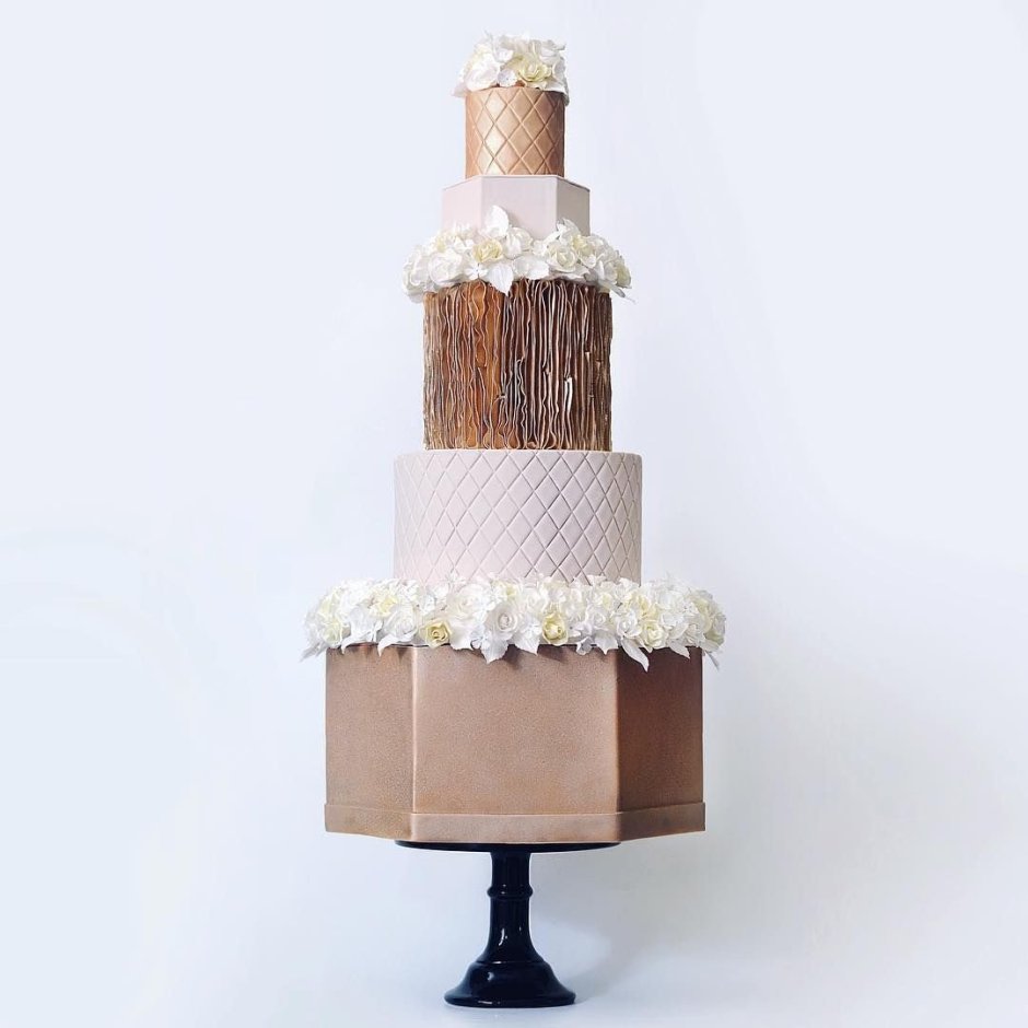Торт на свадьбу без цветов