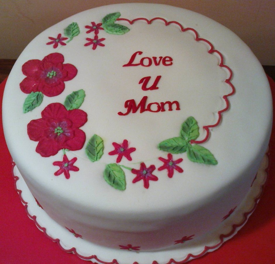 Happy Birthday mom торт