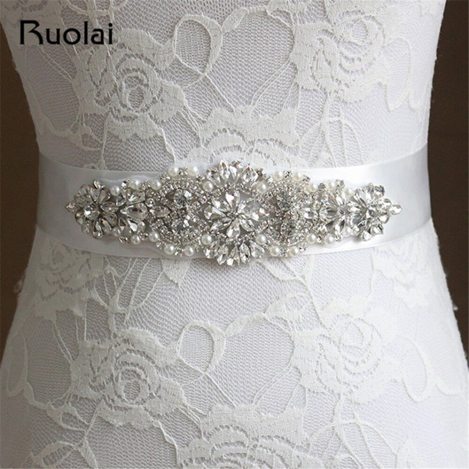 (1pc)Rhinestone Bridal Belt Wedding with Crystal Diamond Wedding Dress Accessories Belt Sash for Wedding Dress wdd1053