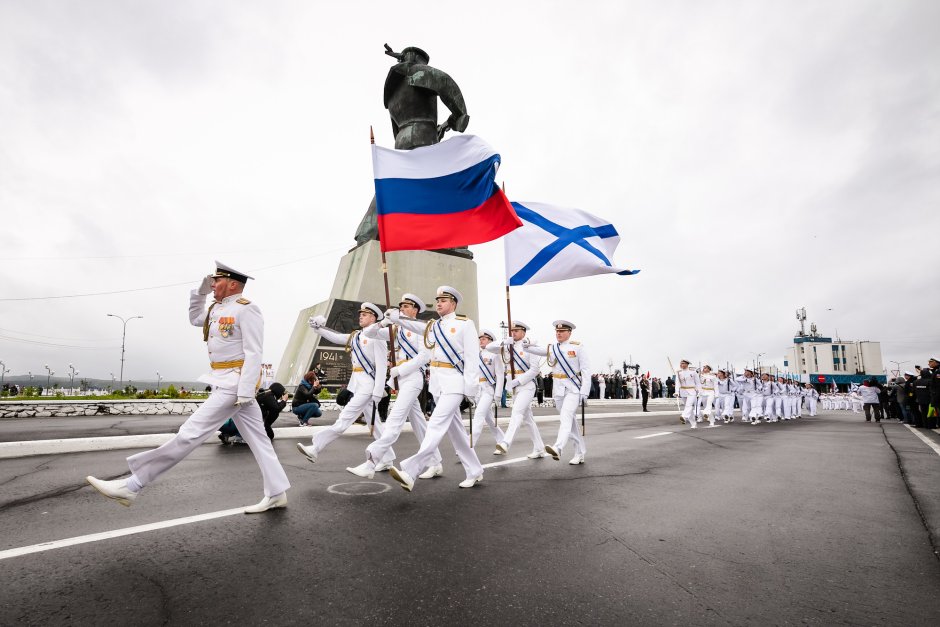 Парад Североморск 2021 день ВМФ