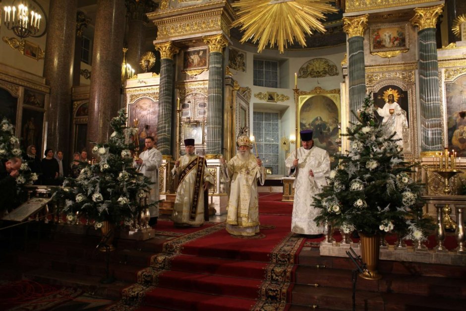 Рождественское богослужение в Казанском соборе