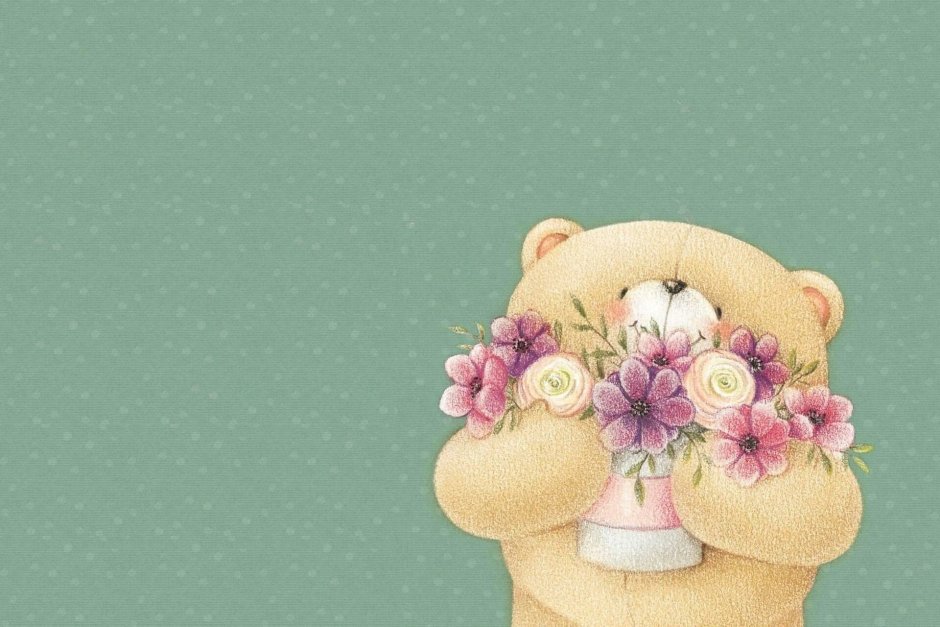 Маша с цветами из мультфильма Маша и медведь