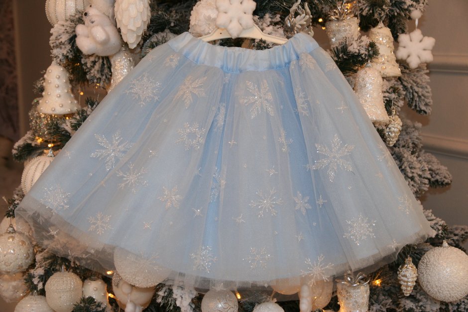 Новогодняя юбка для девочки