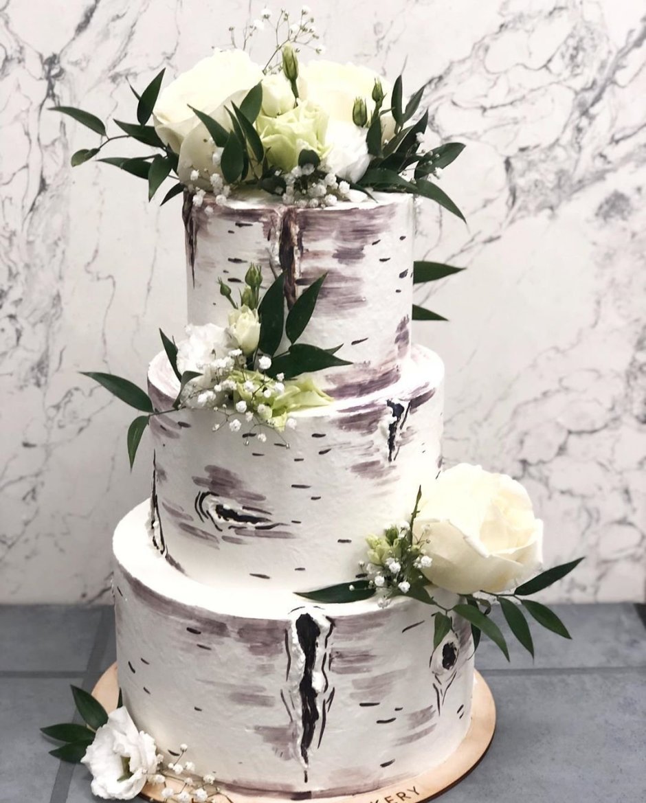 Торт на деревянную годовщину свадьбы
