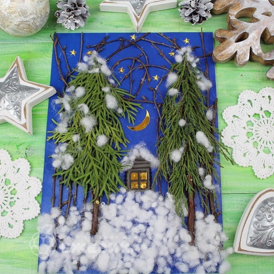 Christmas Cards Handmade for Kids шаблоны