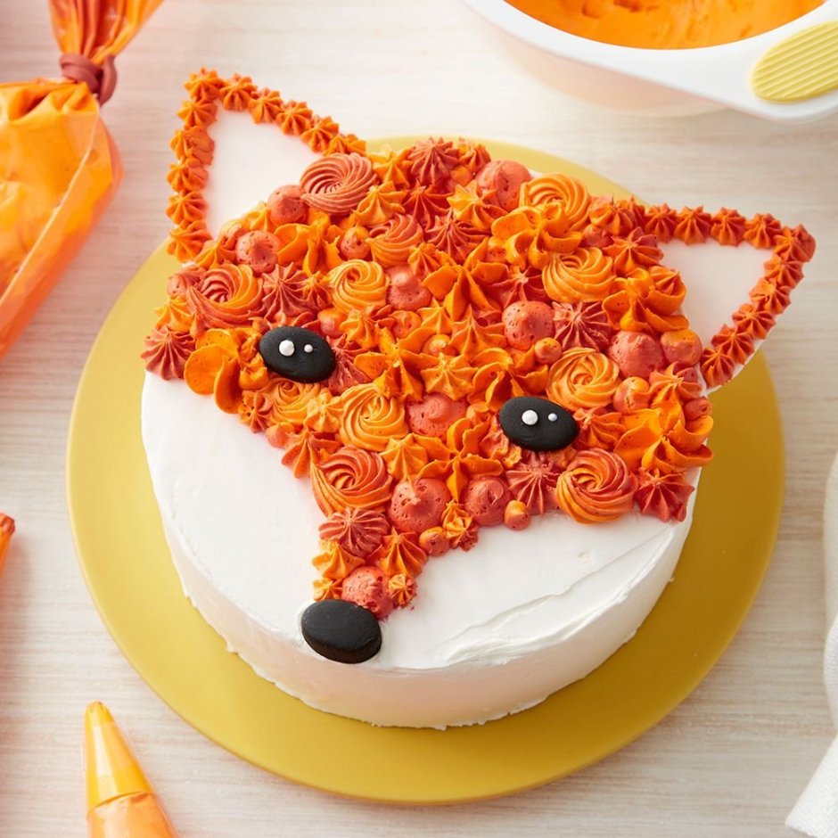Торт в виде лисы