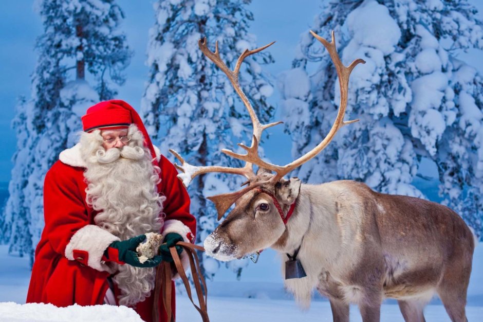 Санта в Финляндии