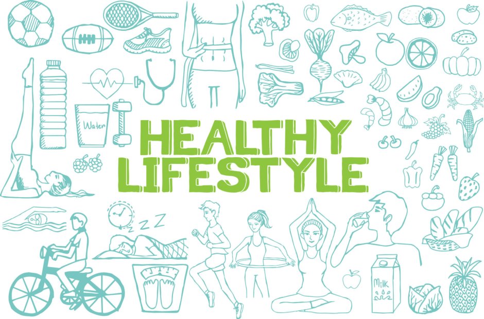 Плакат на тему healthy Lifestyle