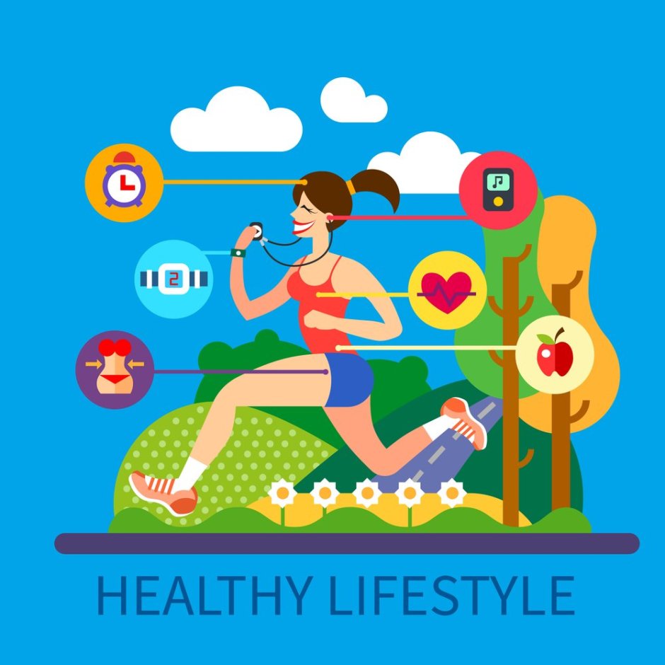 Стиль жизни здоровье плакат