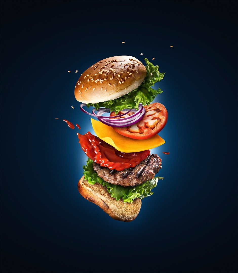 Гамбургер реклама