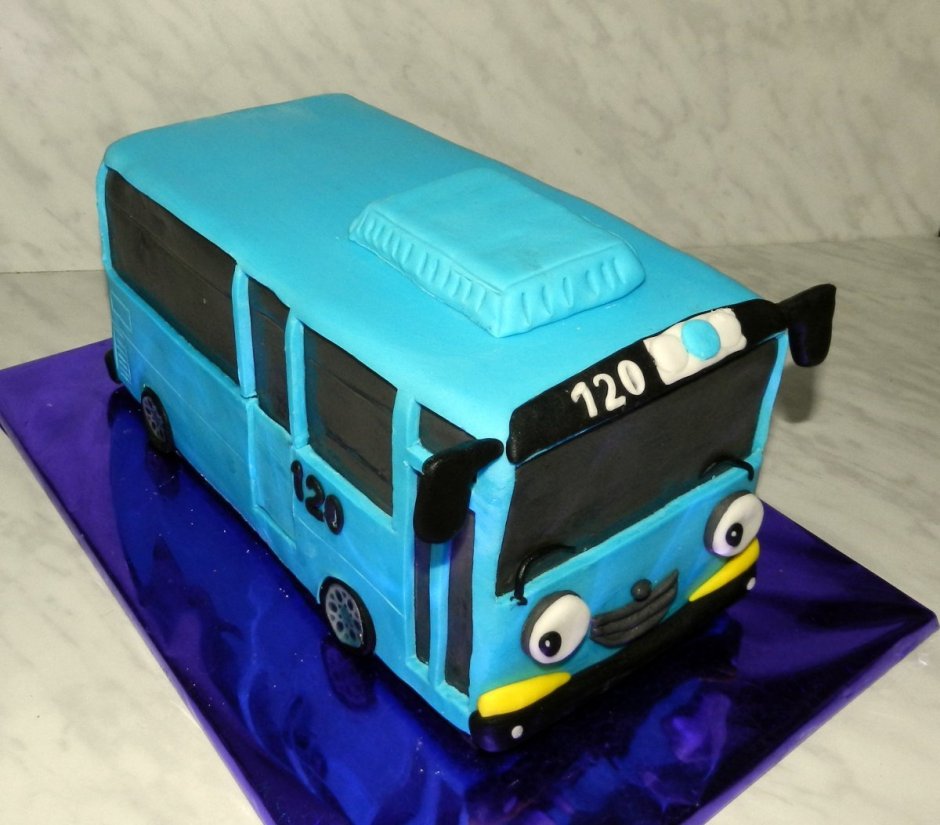 Торт автобус