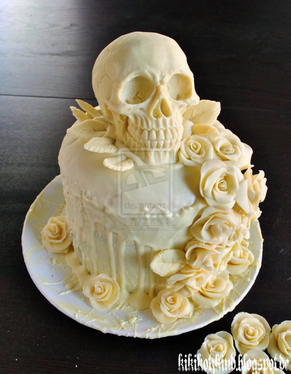 Торт скелет