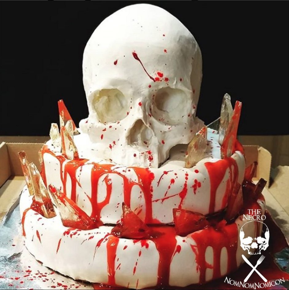 Тортик со скелетом