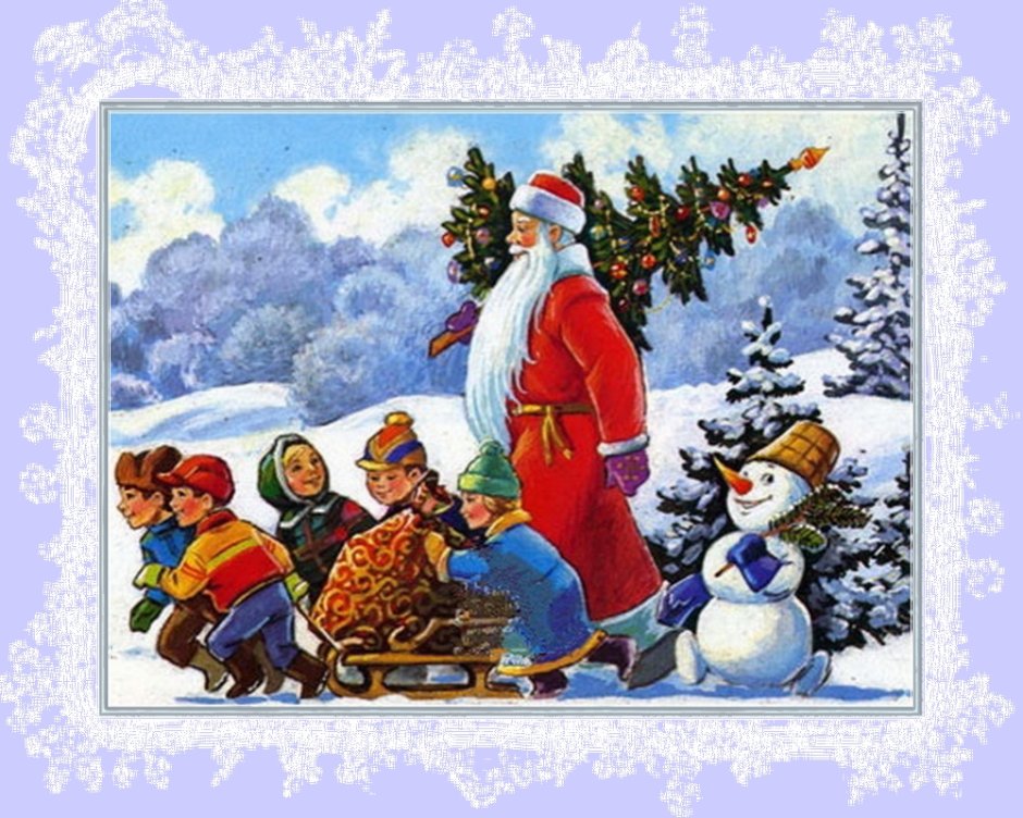 Советские новогодние открытки с лошадкой