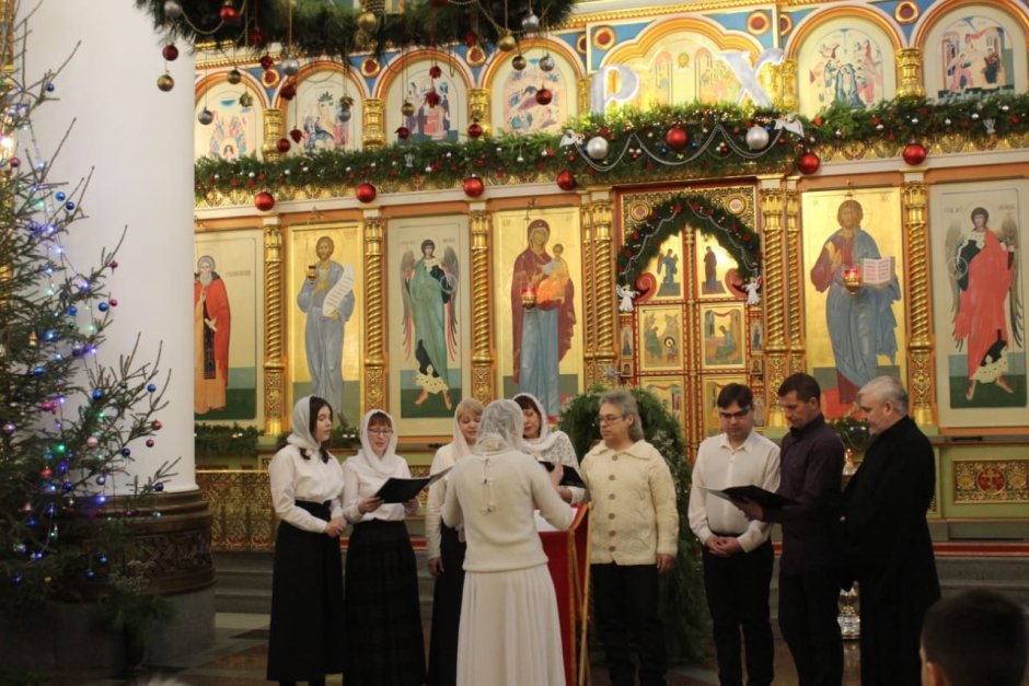 Собор Рождества Христова Новокузнецк иконостас