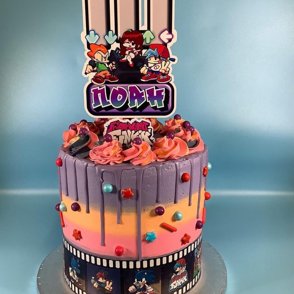 Торт на день рождения 10 лет