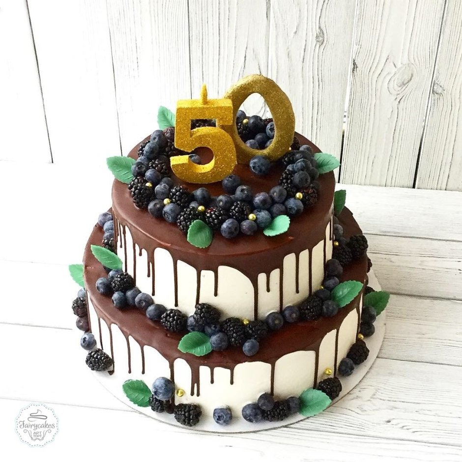 Торт мужу на день рождения двухъярусный