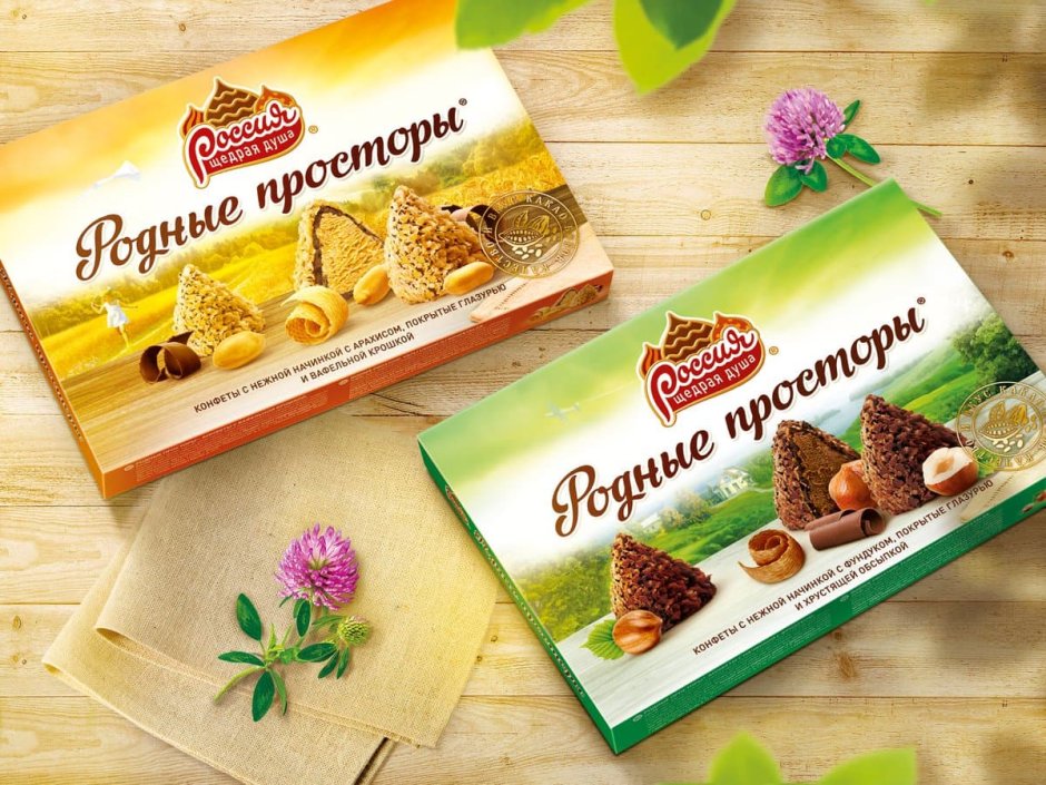 Шоколад Россия родные просторы