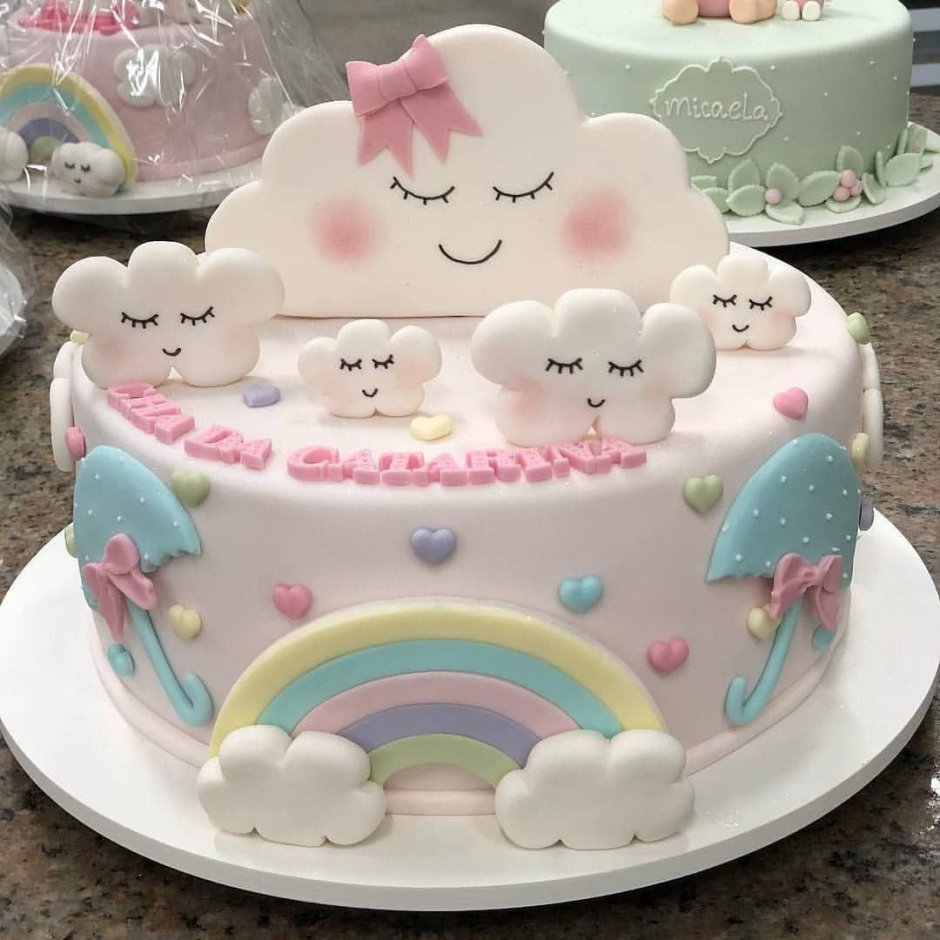 Торт на полгода девочке
