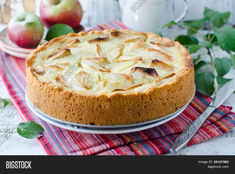 Торт яблочная нежность