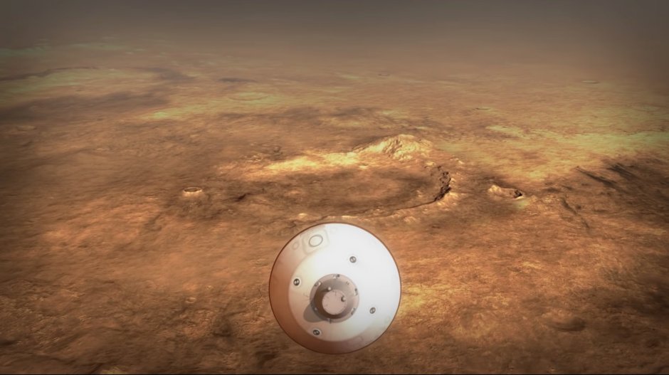 Посадка Персеверанс на Марс