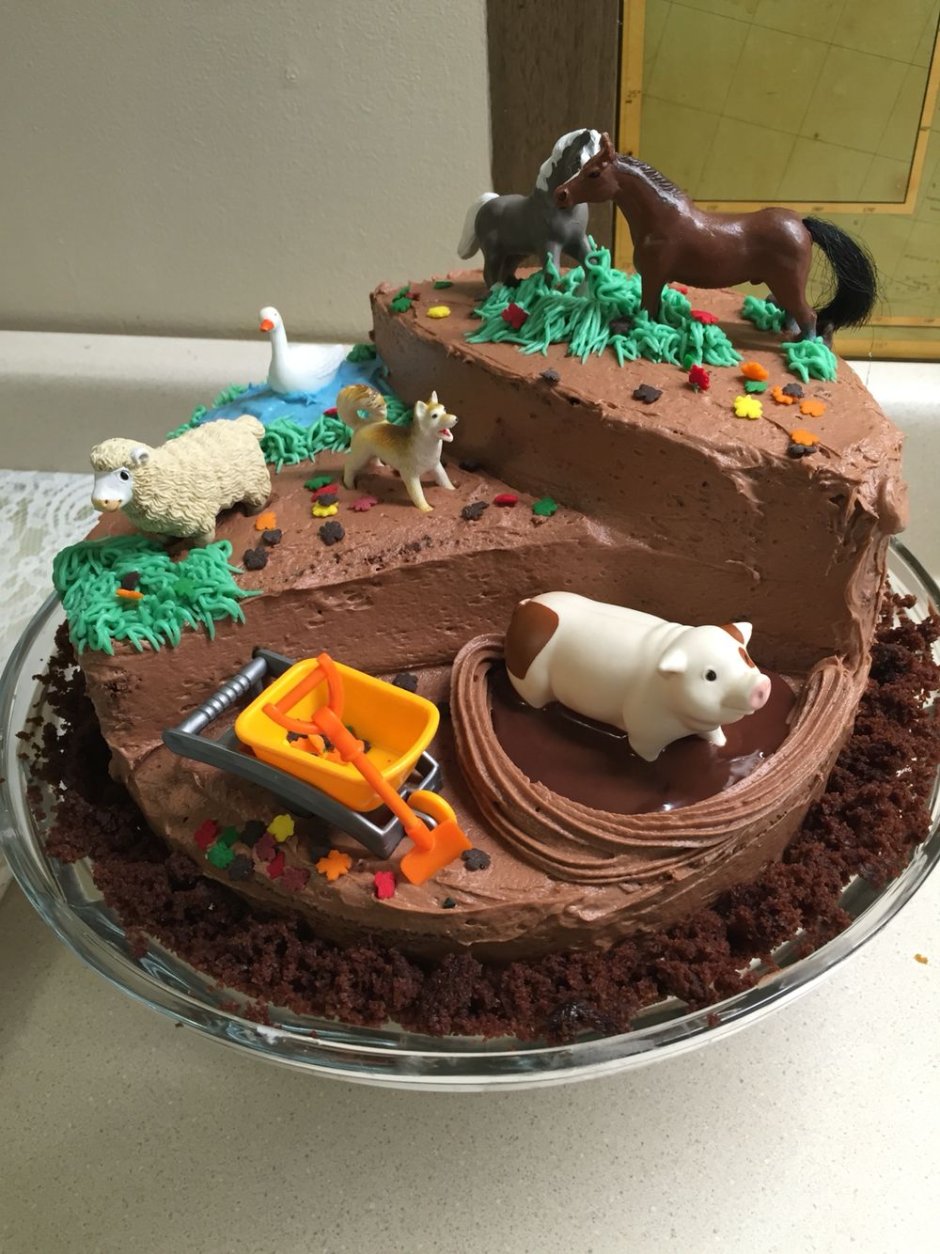 Идея для торта с домашними животными