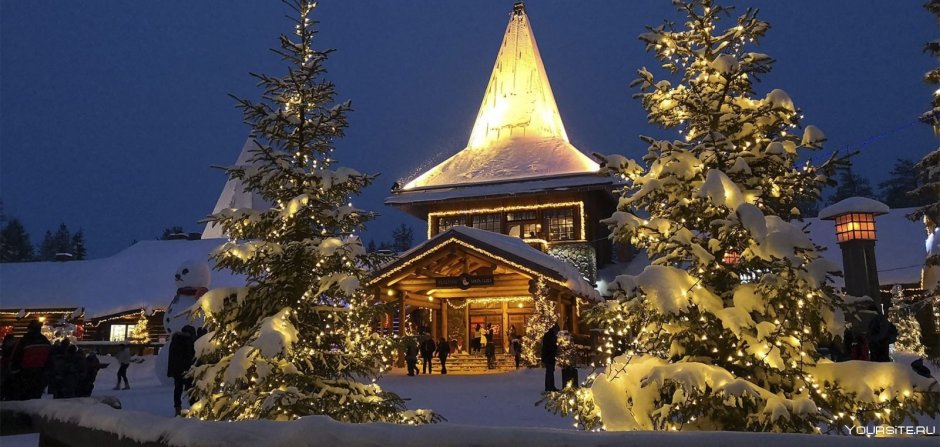 Rovaniemi Финляндия деревня Санта Клауса