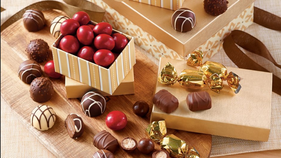 Красивые шоколадные конфеты