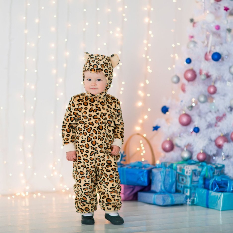 Леопардовый костюм детский