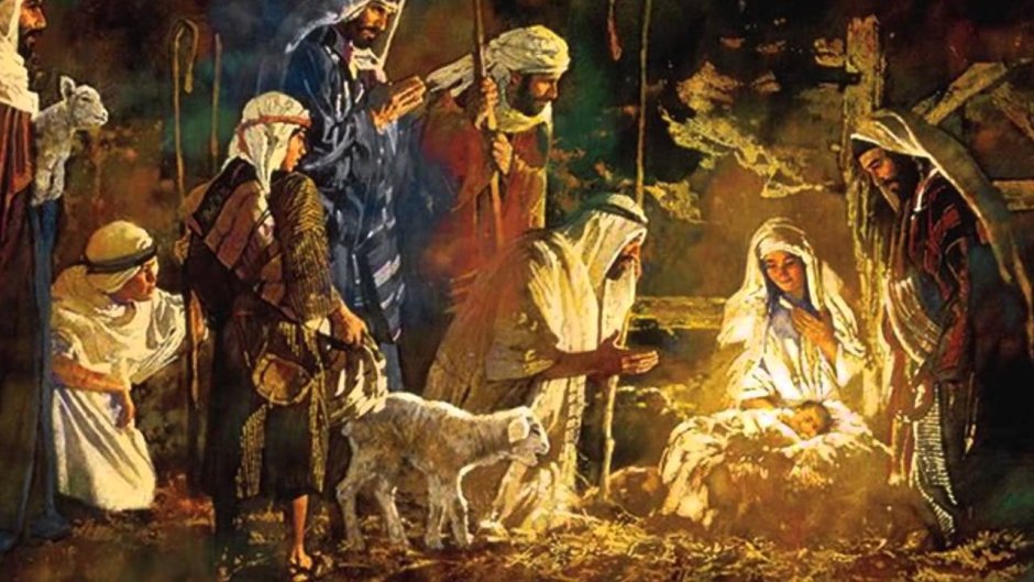 Рождение Иисуса пастухи
