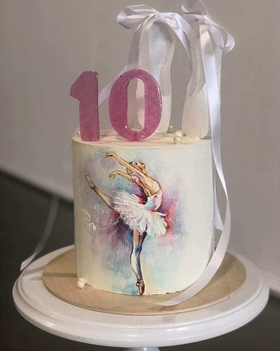 Украшение торта для балерины