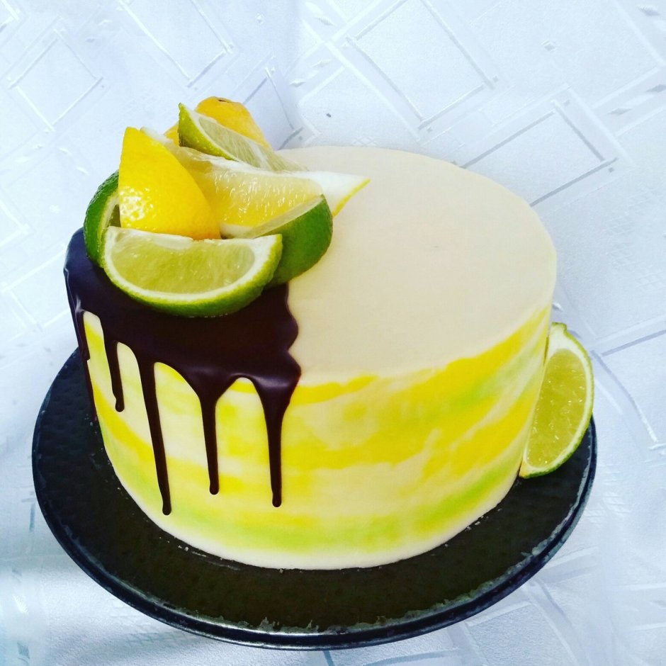Торт чизкейк лимонный