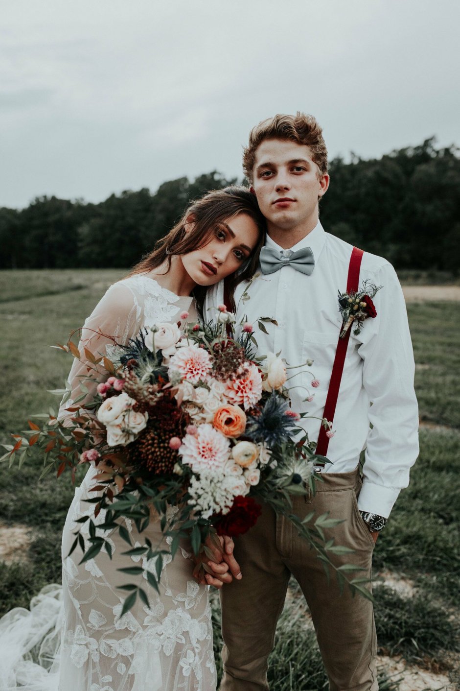 Свадьба в стиле бохо жених и невеста