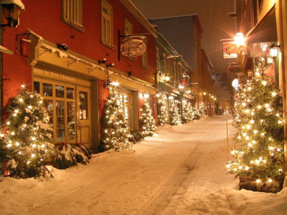 Рождественская деревня Канада Квебек