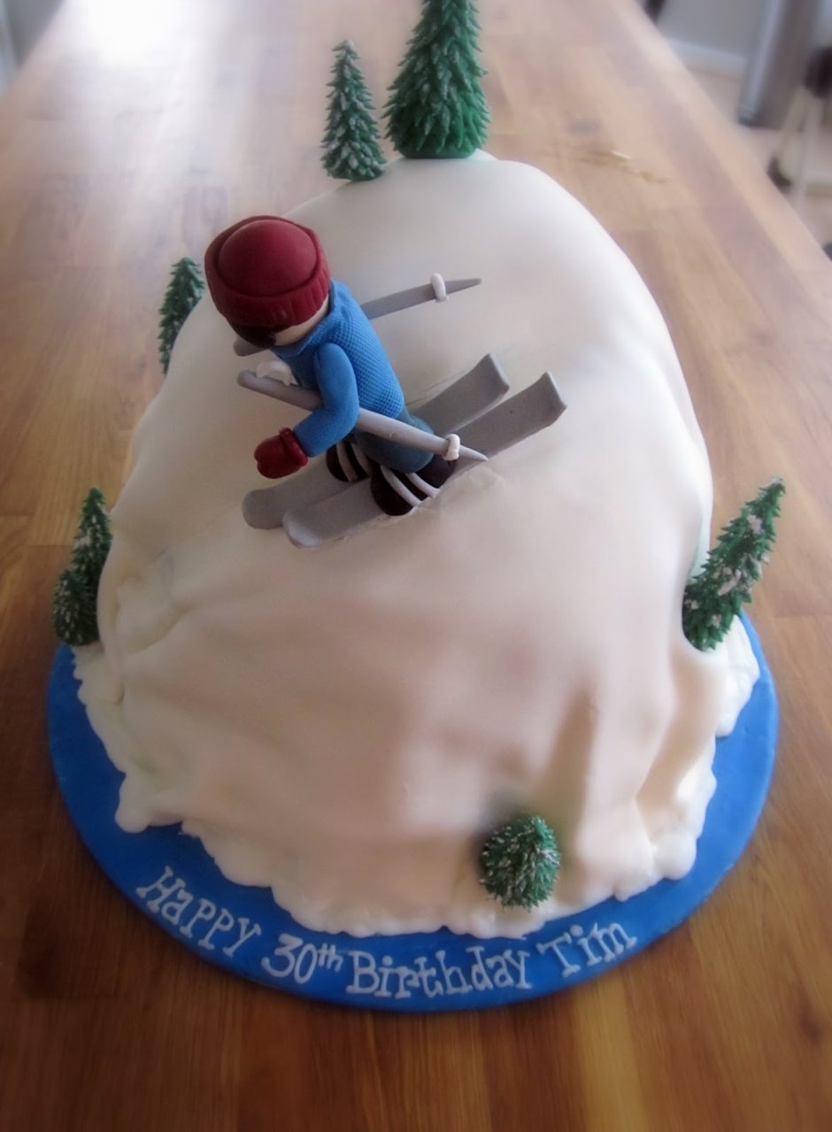 Торт для сноубордиста на день рождения