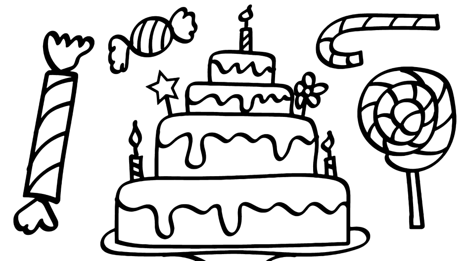 Раскраска. Праздник