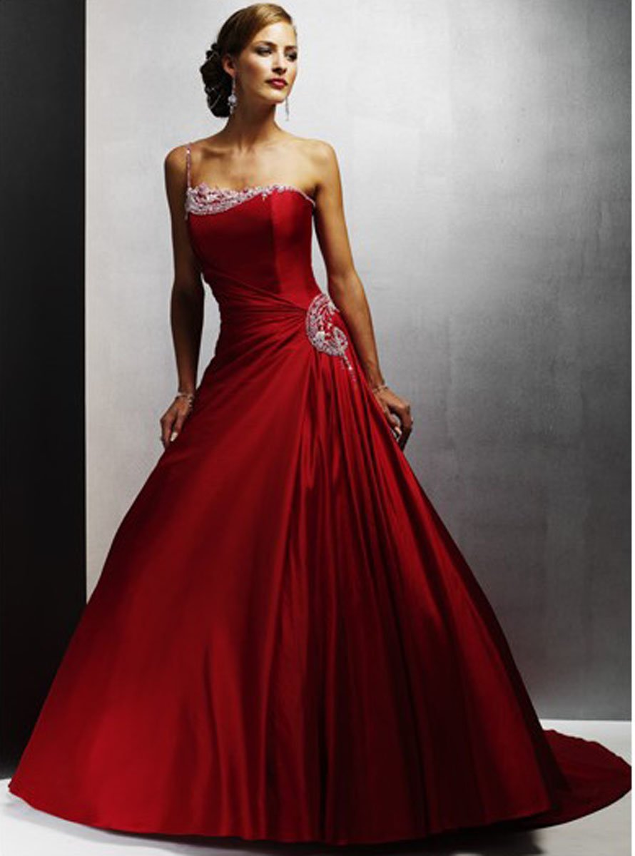 Турецкие Свадебные платья красного цвета