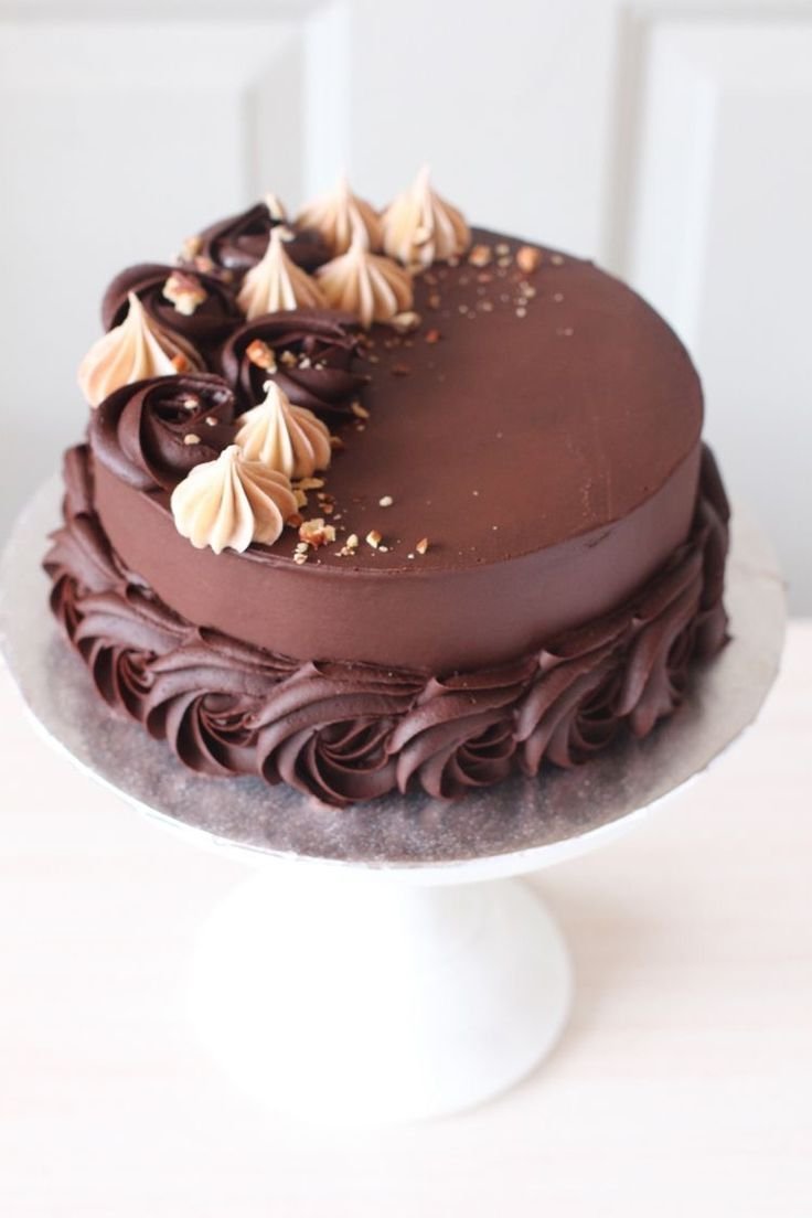 Новогодний шоколадный торт