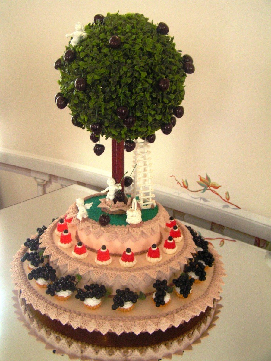 Дерево макет для торта