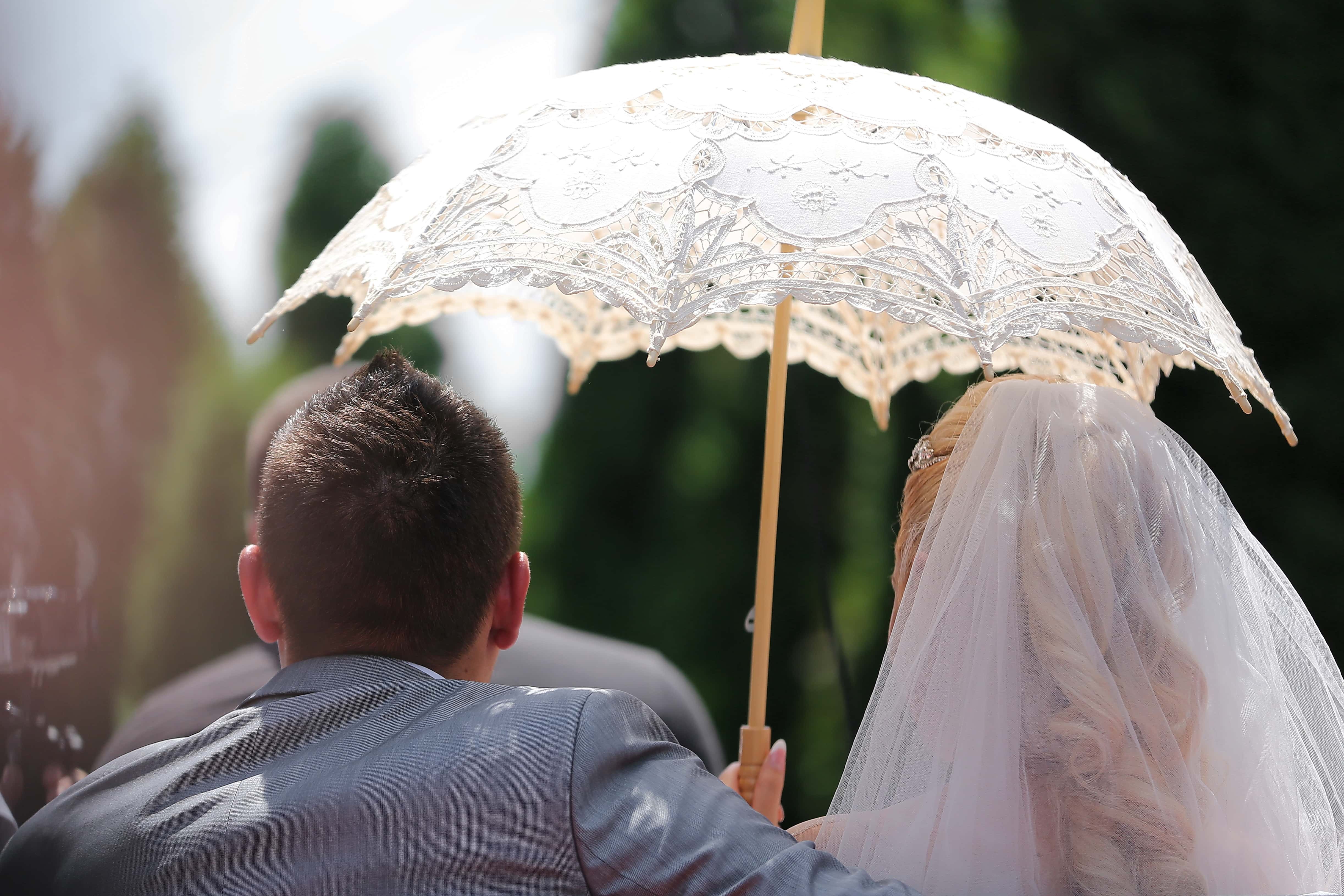 Зонт на свадьбу