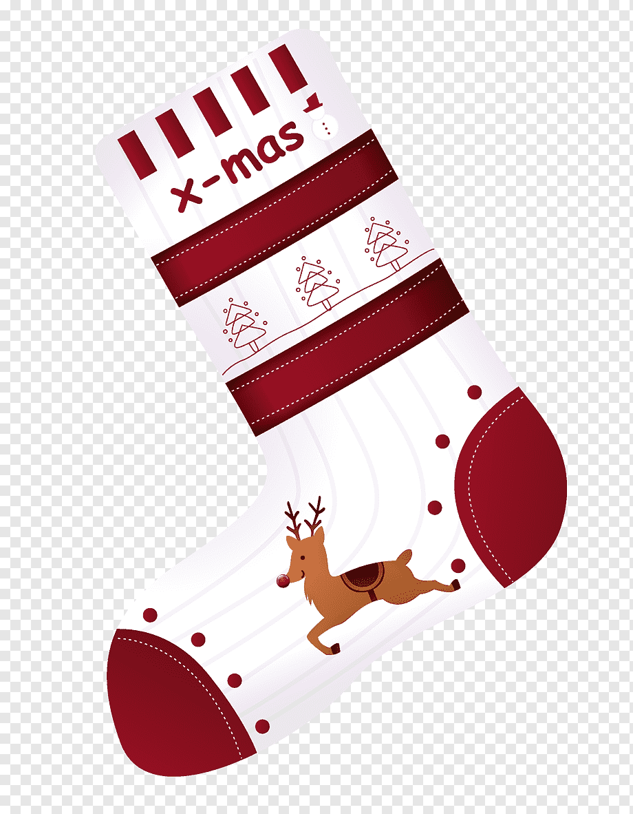 Рождественские носки висят