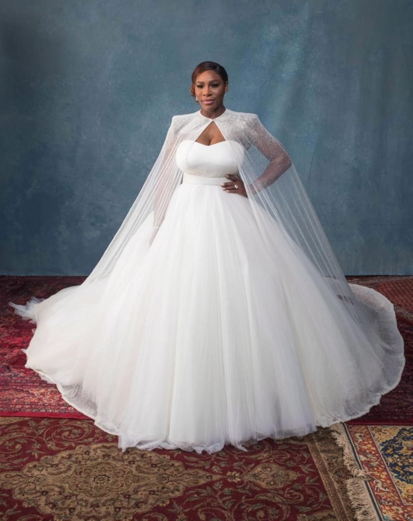 Серена Уильямс свадебное платье