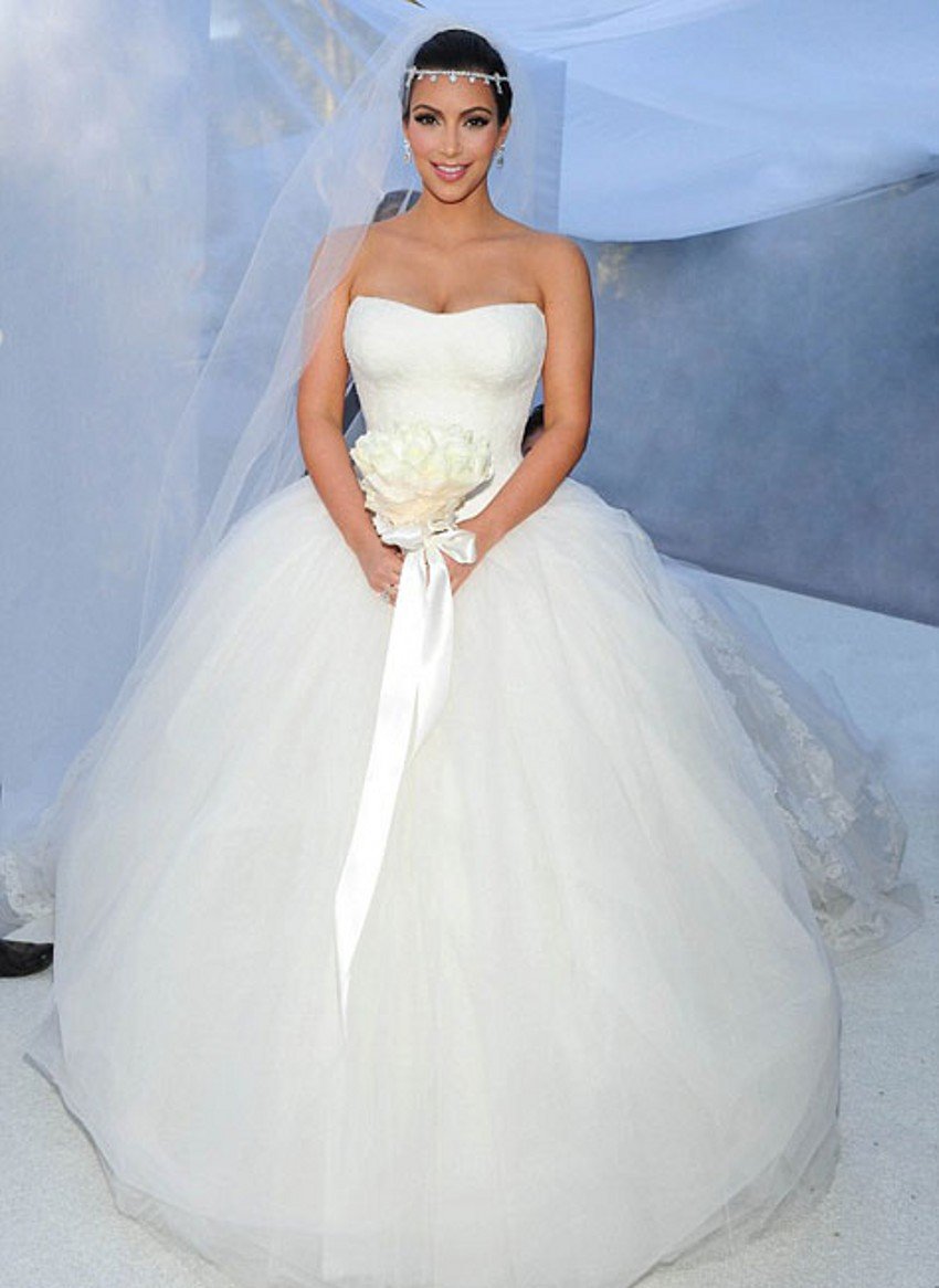 Свадебное платье Ким Кардашян