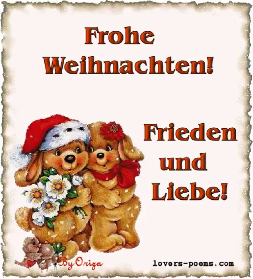 С Рождеством на немецком языке