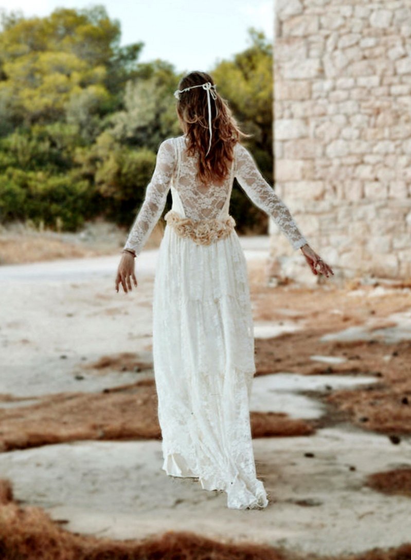 Свадебное платье Винтаж бохо