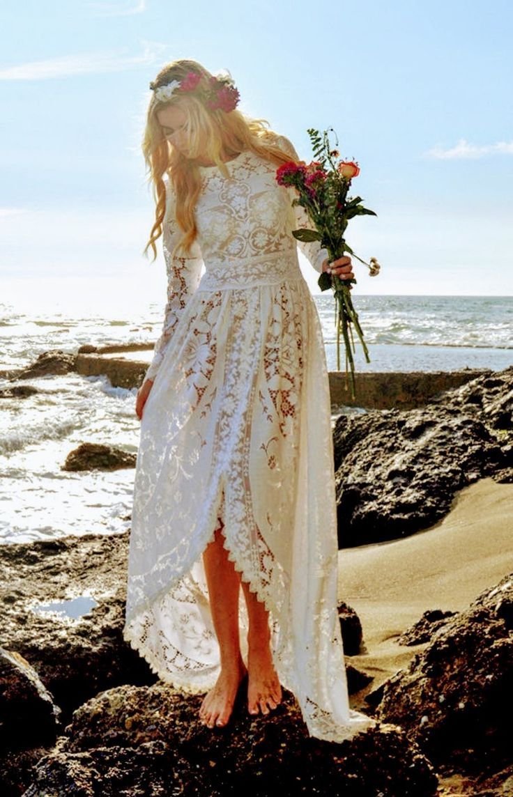 Свадебное платье в богемном стиле